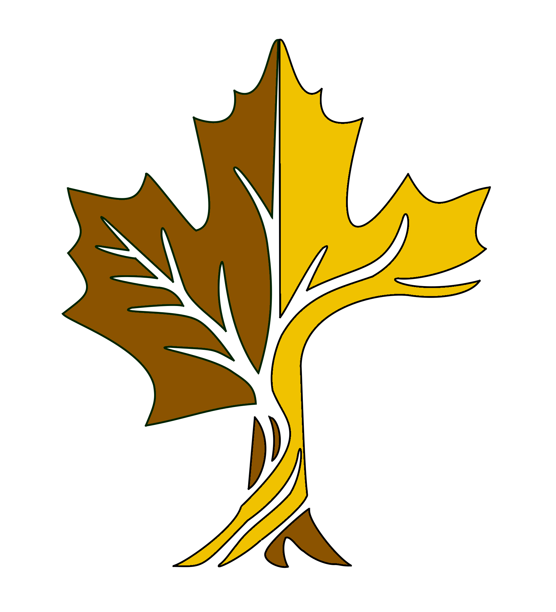 Feuille d’érable PelleXcav, version automne.